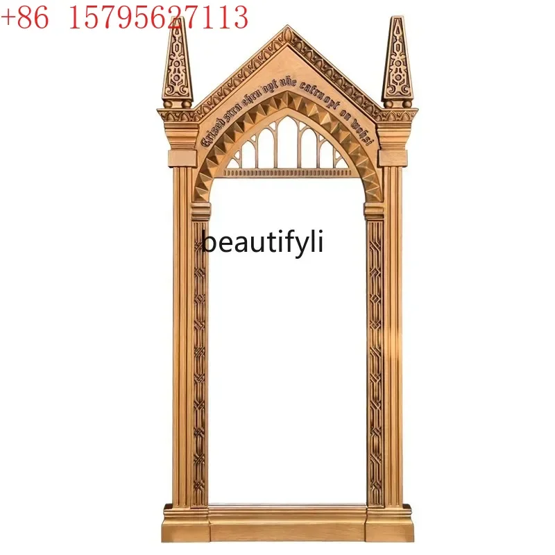 

Yy Full-length mirror wall-mounted handmade custom size Magic mirror Potter art floor-to-ceiling American full-length mirror