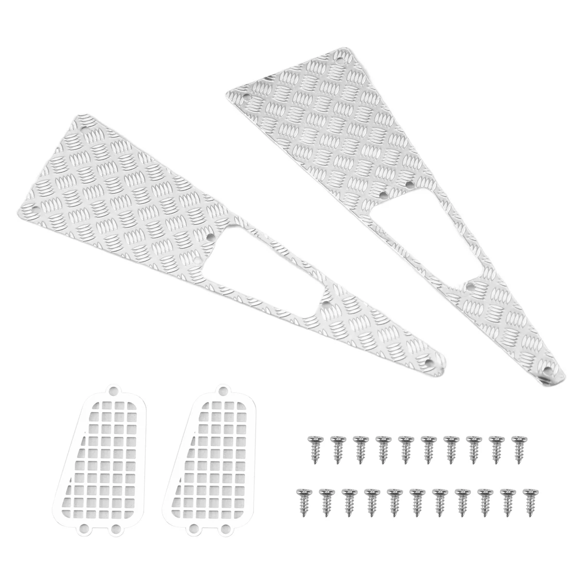 ل MN D90 D99S MN99S 1/12 RC ترقية السيارات أجزاء معدنية المضادة للانزلاق لوحة كمية مصبغة الملحقات #3