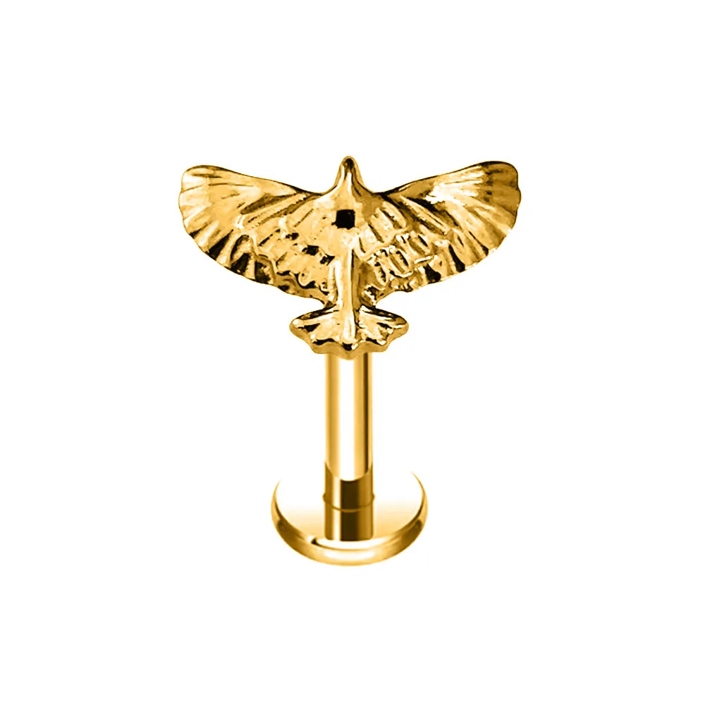 Titanium Snake Bee Drop Butterfly Labret Piercing Earring