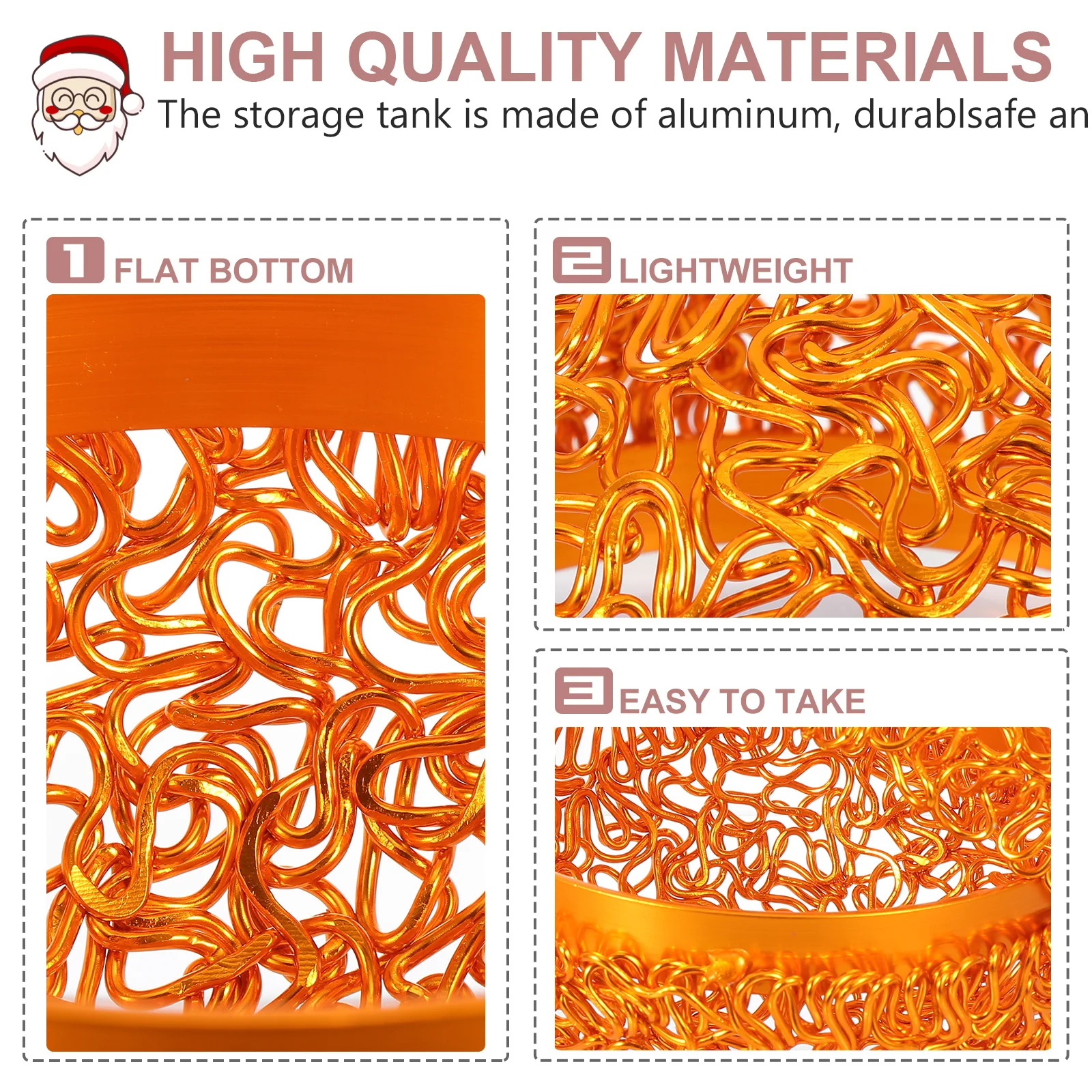 

Aluminum Wire Apple Storage Box Hollowed Out Jar For Candy Cookies Dried Fruits Tea Desktop Organizer Sundries Container Xmas