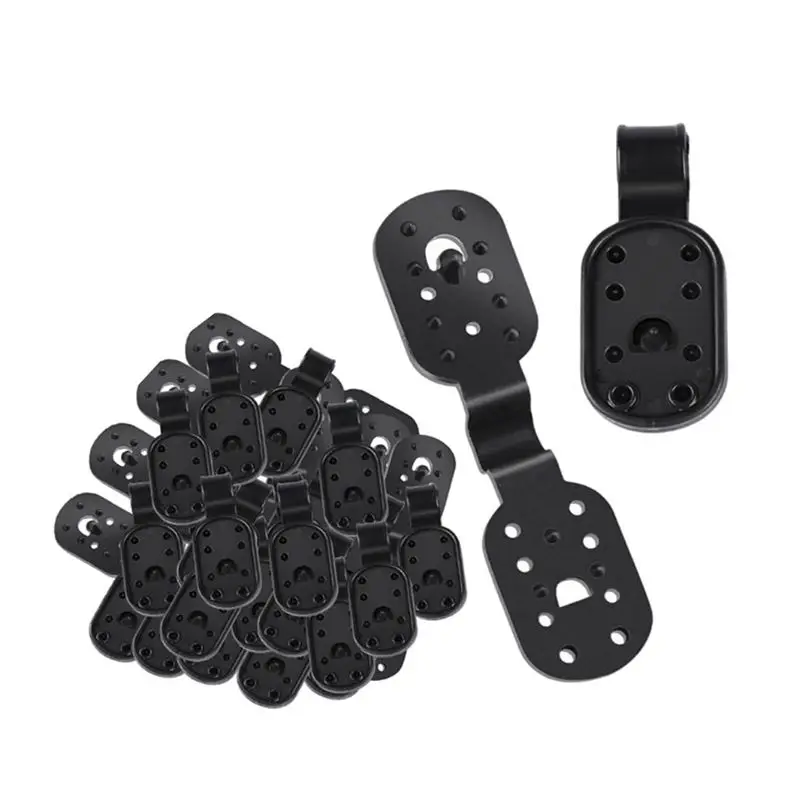 

AEF6-50Pcs Shade Cloth Heavy Duty Lock Grip,Removable & Reusable Shade Cloth Clips, Sun Shade Clip For Windproof Awnings