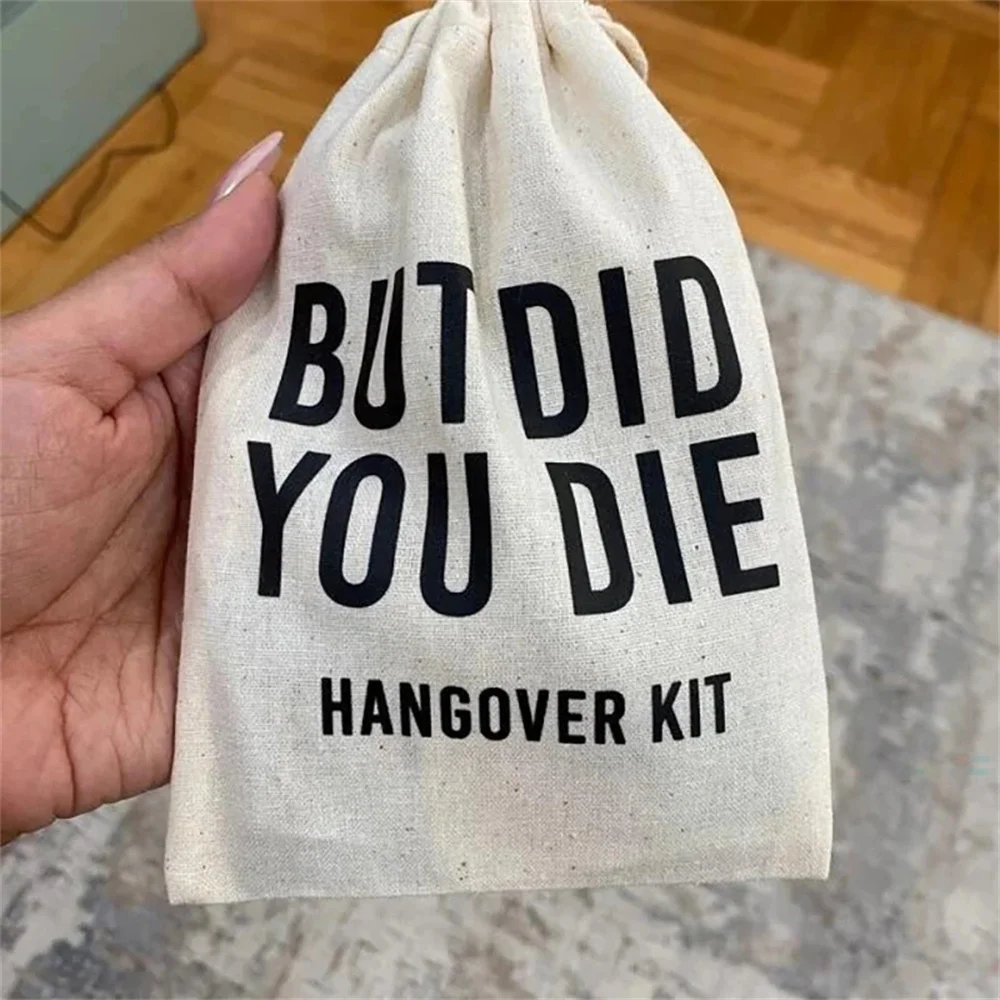 20pcs But Did You Die Survival Hangover Kit bags Vegas Bachelorette hen Party Bachelor bridal shower bride to be wedding Favors