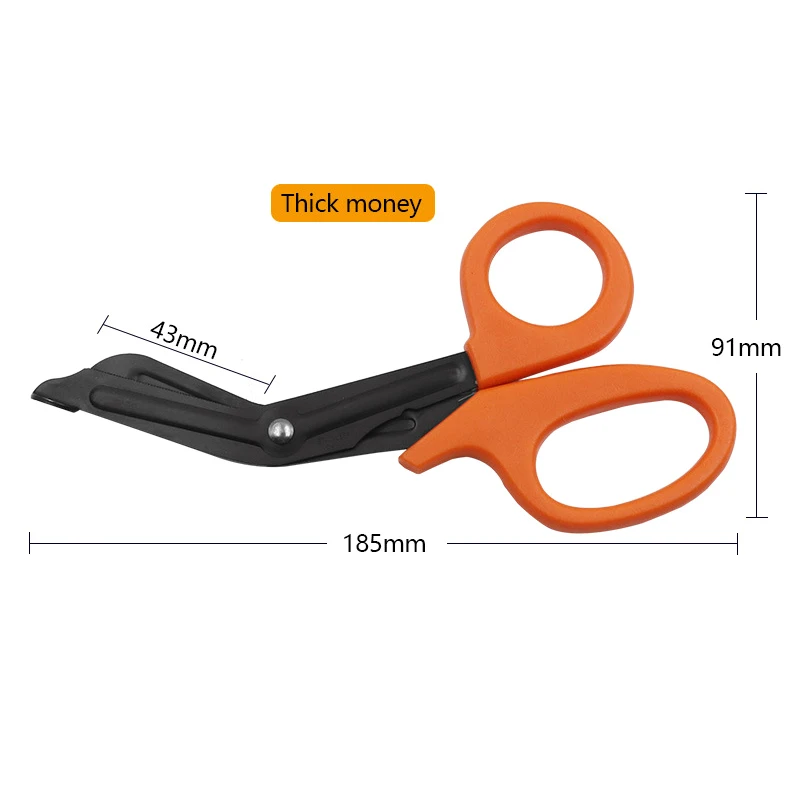 SenNan Thickening Paramedic Medical Rescue Scissor Trauma Gauze Emergency First Aid Shear Outdoor Nurse Utility Camp Hand Tool