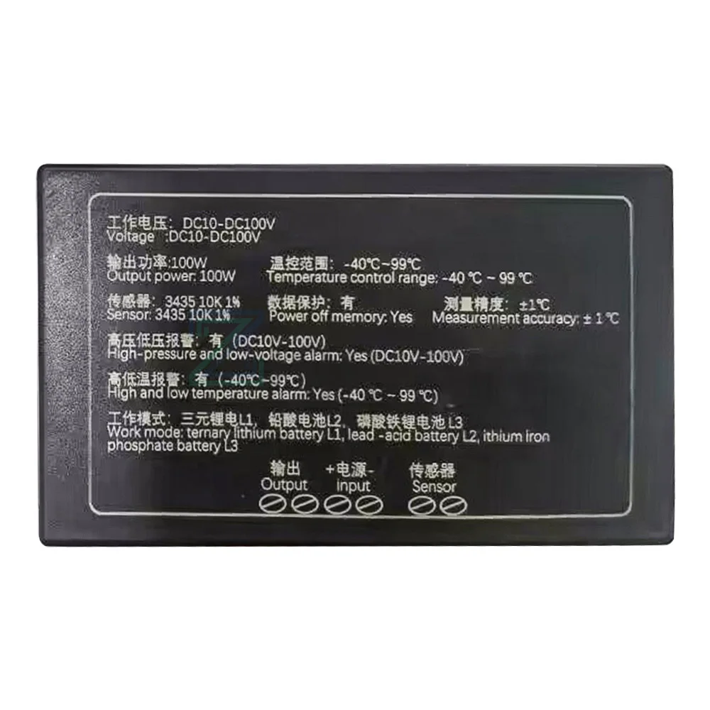 10-100V Digital Battery Monitor Volt Temp Switch Meter Gauge Battery Capacity Tester for Marine RV Battery