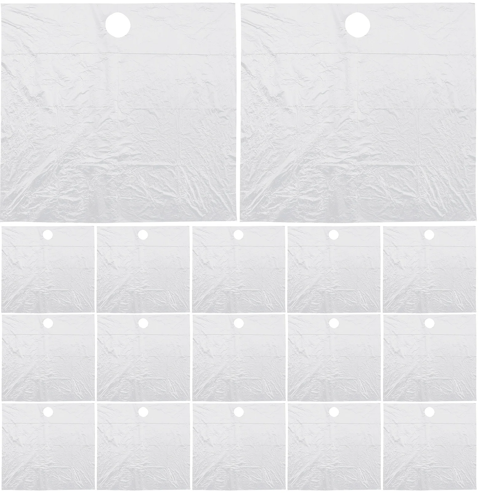 

20Pcs Beard Hair Catcher Sheets Skin-Friendly Plastic Sink Guards for Shaving Convenient Disposal Grooming Tool for Home Use