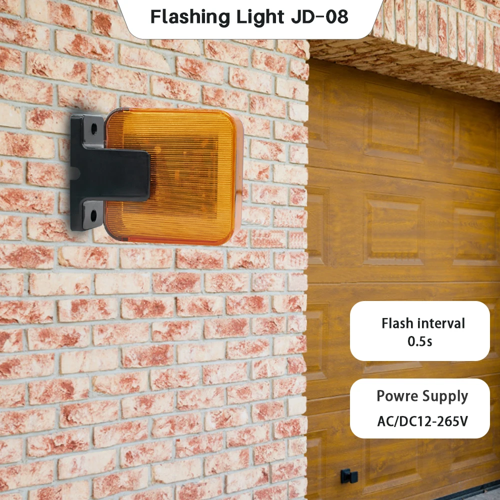 

Scimagic Emergency Warning Lamp Universal Outdoor LED Signal Alarm Light Strobe Flashing Light Wall Mount Emergency Warning Lamp