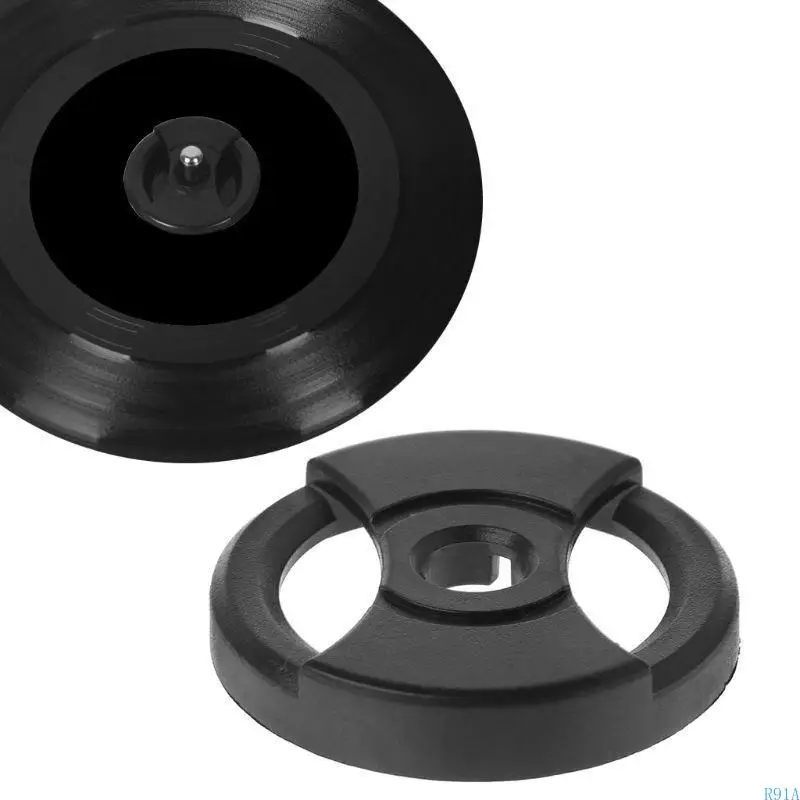 R91A Adattatore a cupola record in vinile da 7 pollici per 45 rpm.