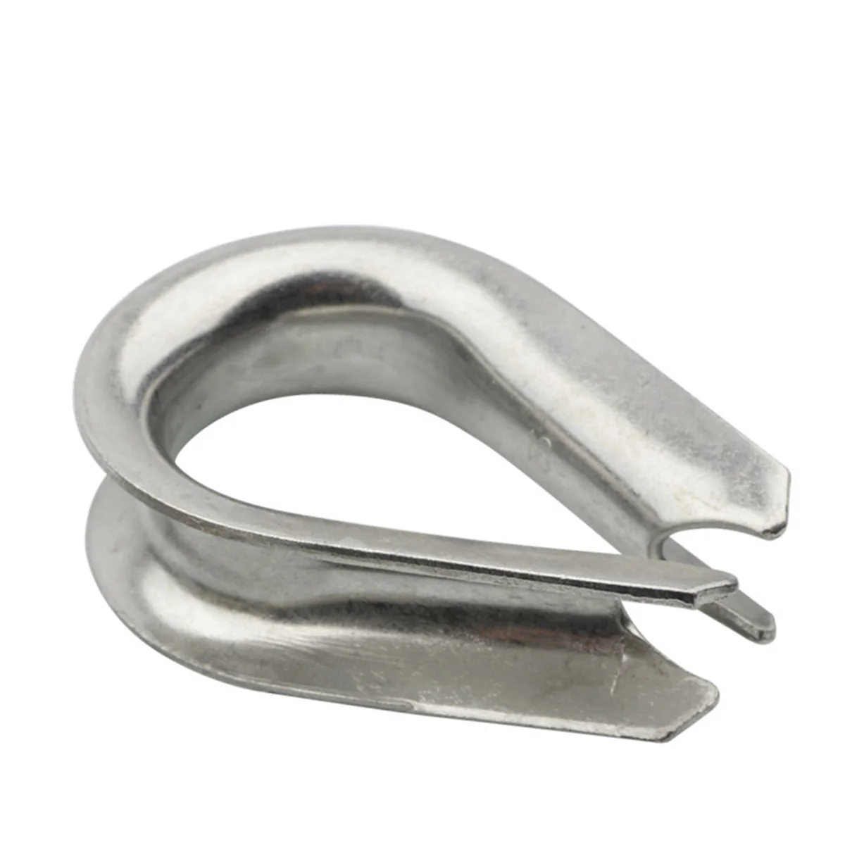 304 Stainless Steel Chicken Heart / Triangle Rust Prevention Corrosion Steel Wire Rope Protection Ring M2-M32