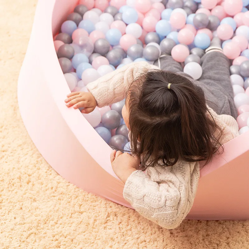 INS 130CM Baby Round Ocean Ball Pool Pit Indoor Playground Soft Toys Children\'s Playpen Fence Kids Safety Barrier Decor Gift