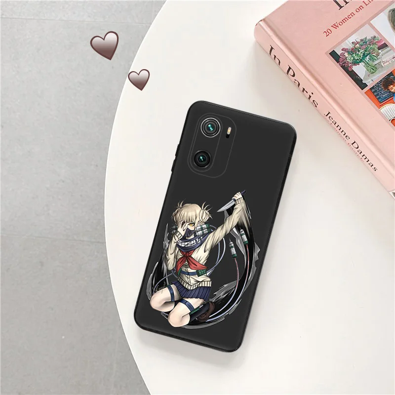 Black Soft Phone Cases For Redmi Note 10 10s 9 9t 9s 8 8t 7 9a 10a 10c 13 a3 x mi 10t Pro My Hero Academia Midoriya-Izuku Cover