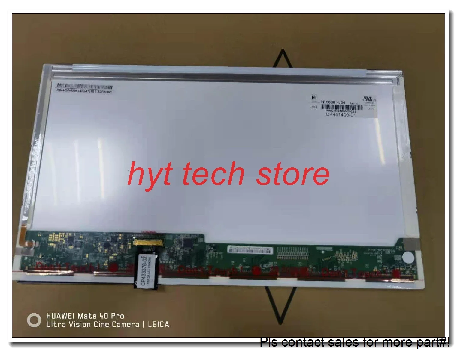 

15,6-дюймовый ЖК-дисплей N156B6-L04 (CMO1571) CP451400-01 1366*768 Новый и оригинальный в наличии