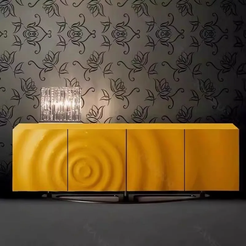 dining side cabinet, entrance cabinet, modern simple paint designer, high-end living room, bedroom
