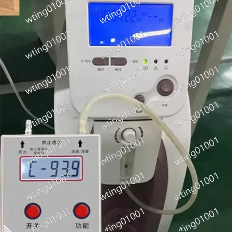 for RP-01 Portable Ultrasonic Oxygen Analyzer Tester for Concentrator Concentration Flow Pressure Detection English Version