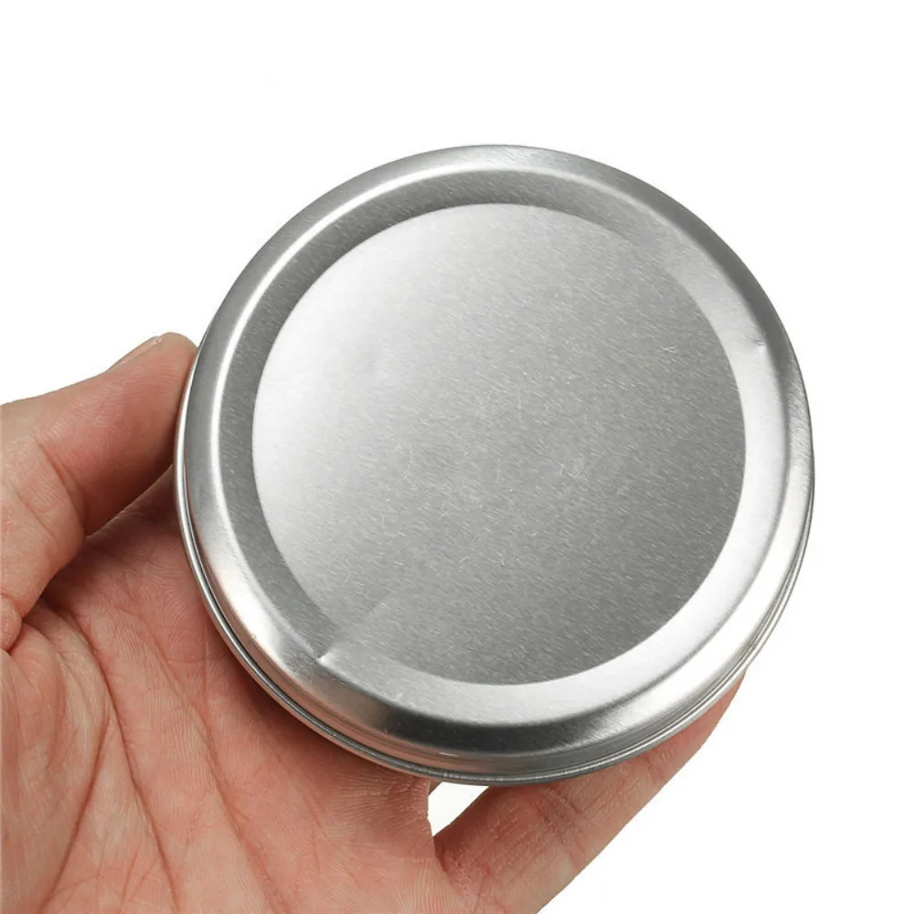 Empty Aluminium Jar Tin Pot Nail Art Makeup Lip Gloss Cosmetic Container Screw Thread Jar 15ml/50ml/100ml/150ml