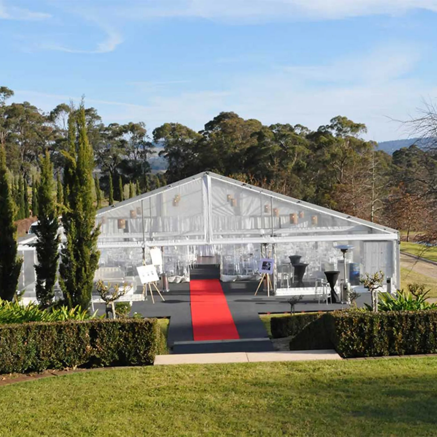 Heavy Duty Aluminum Frame Transparent Marquee Tent Clear PVC Cover Outdoor Event Tent For Wedding Banquet Garden Party Custom