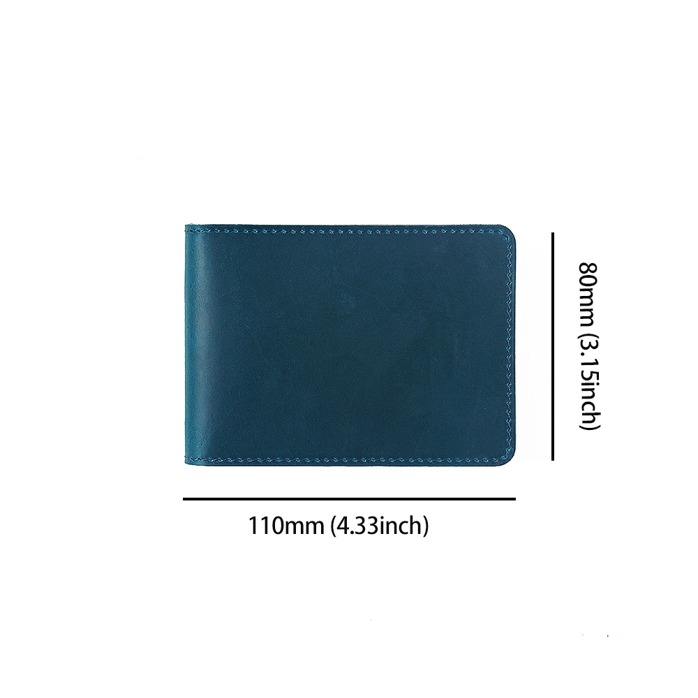 AIGUONIU اليدوية الجلد الطبيعي رجل غطاء رخصة القيادة مجنون الحصان الجلود غمد بسيط خمر تصميم غطاء جواز السفر Sel