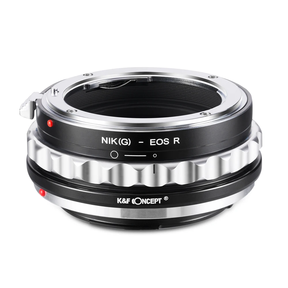 K&F Concept Lens Mount Adapter Compatible for Nikon G Mount Lens to Canon EOS R RF Mount for R3 RP R5 R6 Camera Body