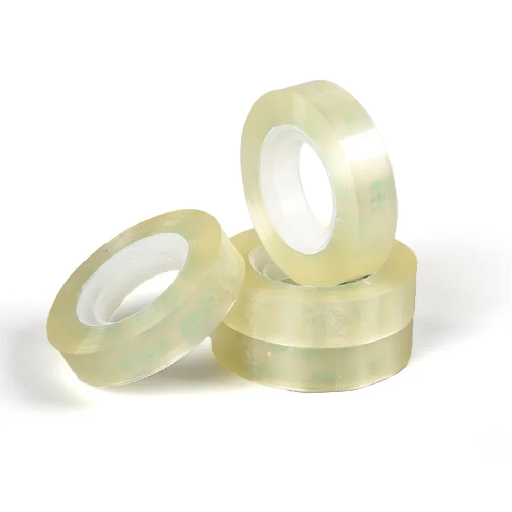 1/2/6PCS Office transparent tape 12mm width, 50 inch length gift packaging tape, suitable for offices, etc,schools  TMJ-001-12mm