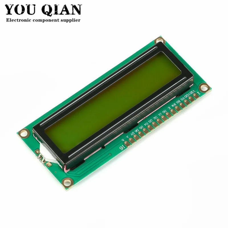 LCD1602 1602 module Blue Green screen 16x2 Character LCD Display Module HD44780 Controller blue black light