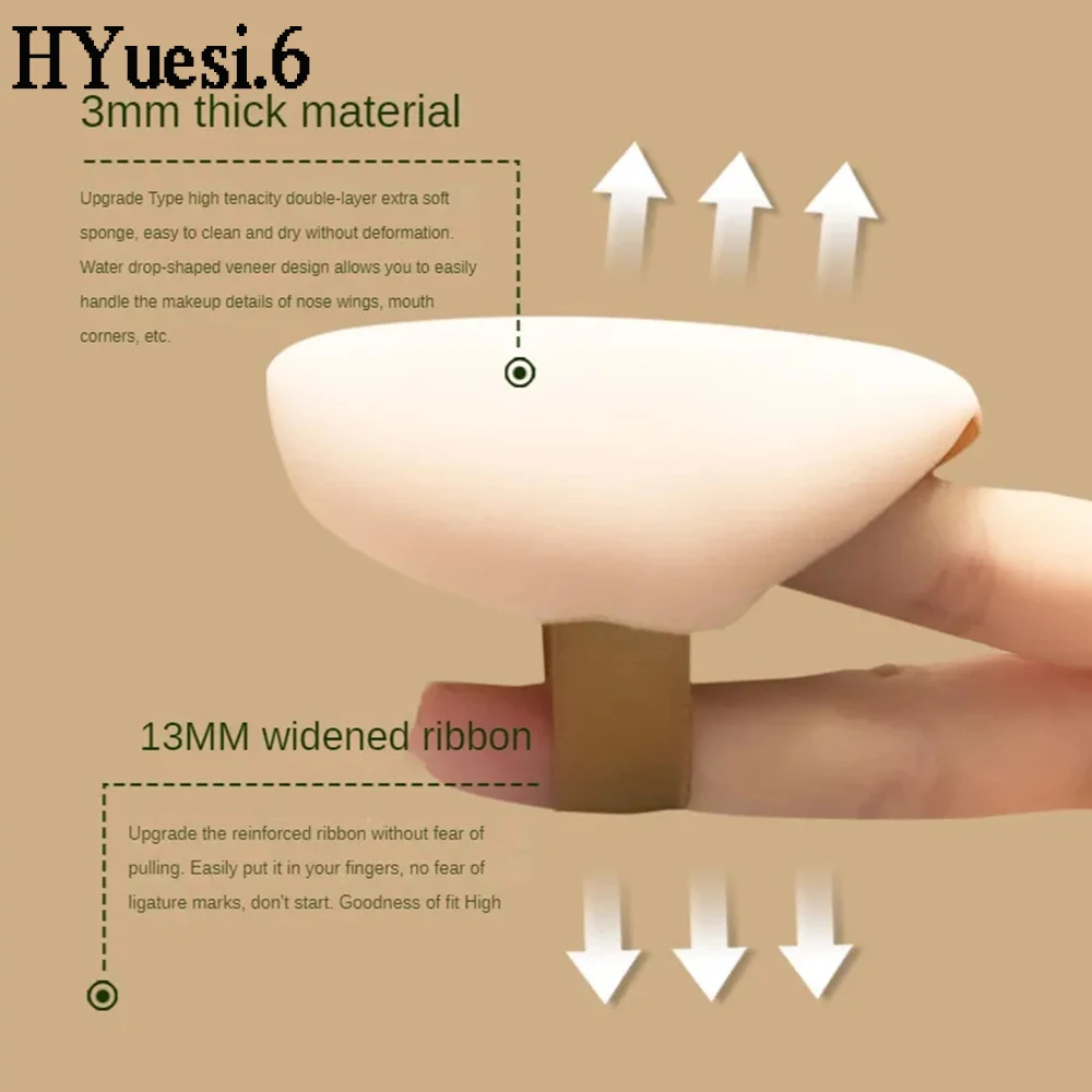 Classic Soft Makeup Blending Sponges Reusable Foundation Air Cushion Powder Puff For Applying Liquid, Cream, Loose Powder