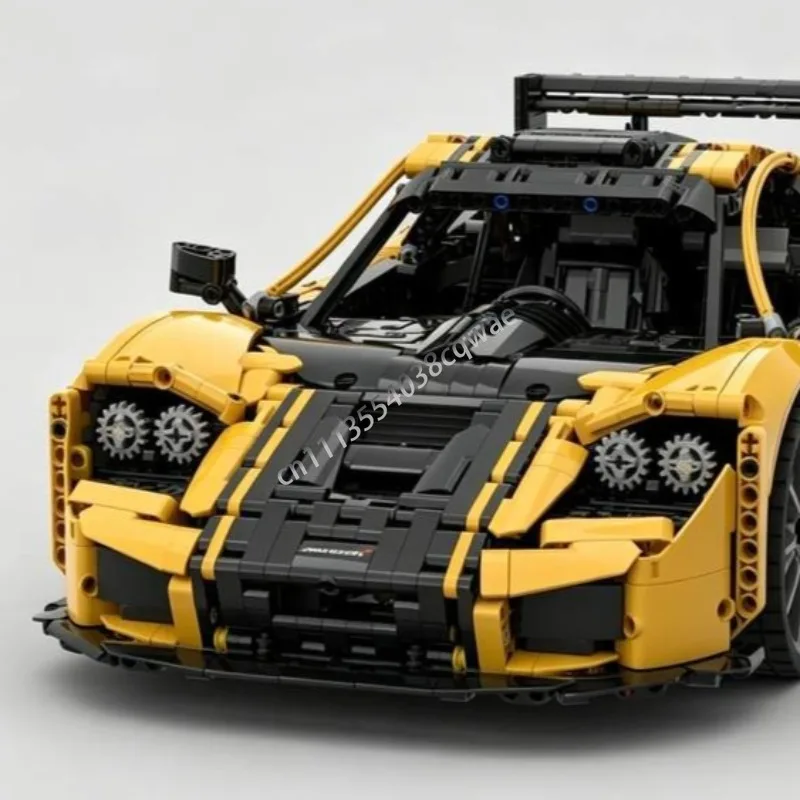 NEW 3280PCS RC Modified Vintage Endurance Race Car MOC Building Bricks Model DIY Assembly High Performance Sports Vehicle Toys