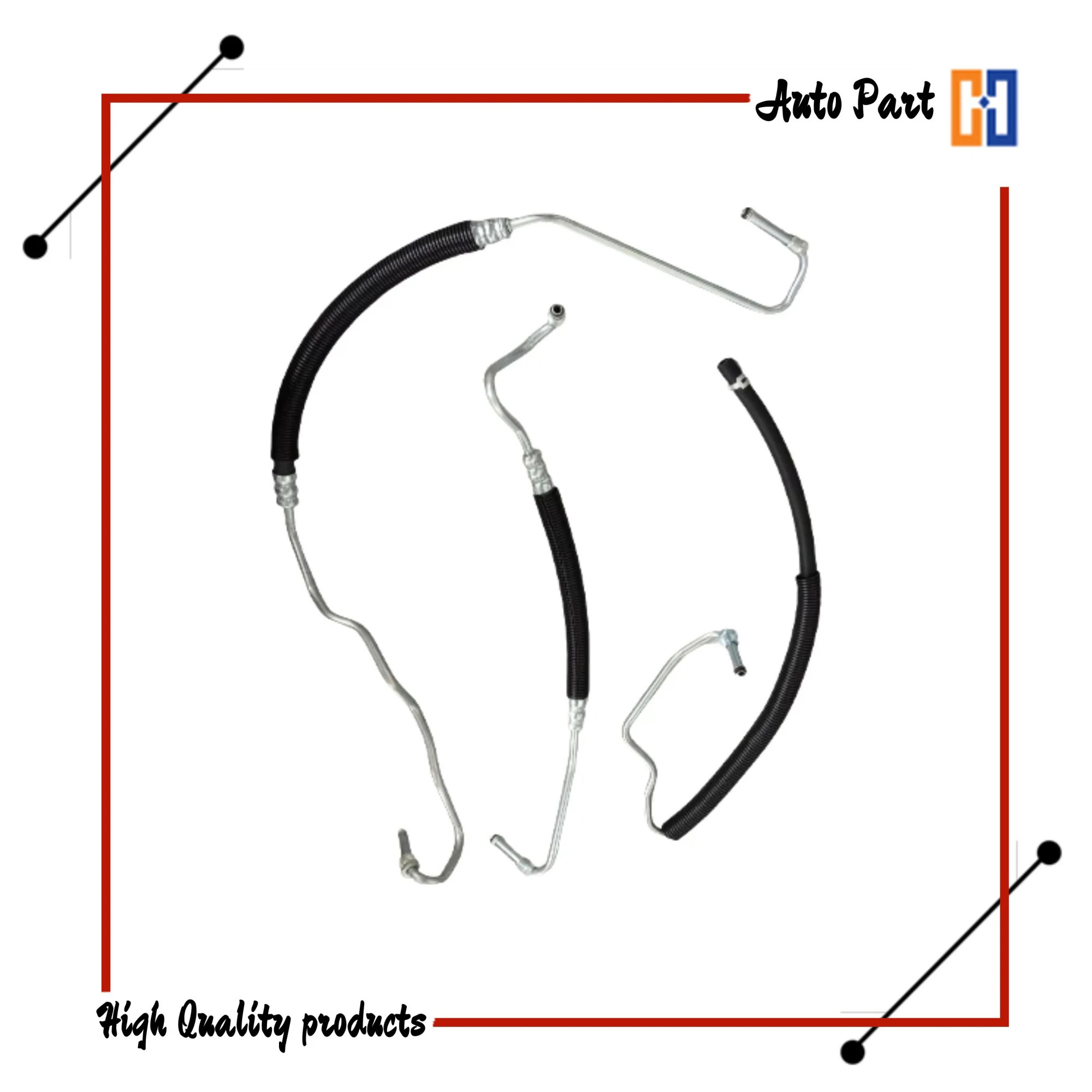 

High-Quality 3-Piece Turbocharger Hose Kit for Silverado 2500HD 01-06 6.6L – Compatible with Part Numbers 3589803401941, 365453