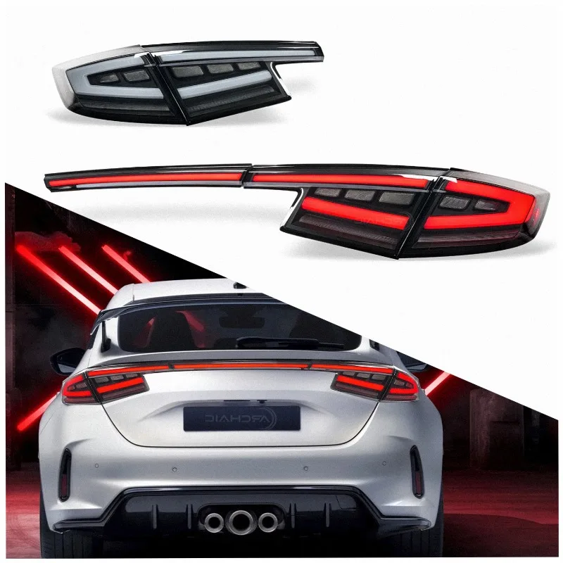 Archaic LED Taillights Plug & Play for 11th Gen Civic Type-R FL1 FL2 FL5 Sequential Turn Signals 2022-2025 Hatchback Tail A Pair