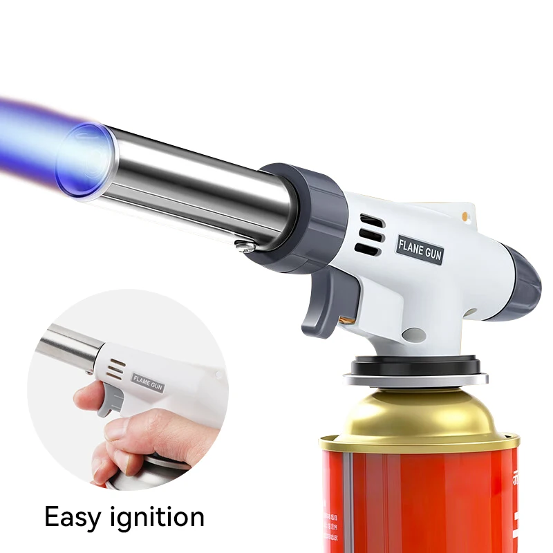

Torch Cooking AutoIgnition Butane Gas Welding-Burner Welding Gas Burner Flame Gas Torch Flame Gun Blow for BBQ Camping Cooking
