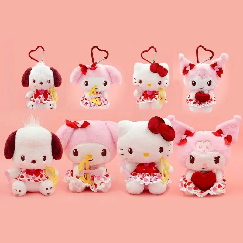 

Kawaii Sanrio HelloKitty My Melody Kuromi Pink Plush Toy Soft Cartoon Anime Cute Adorable Birthday Gift Collectible Holiday Toy