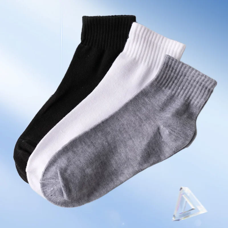 Chaussettes mi-tube respirantes pour hommes, chaussettes d'affaires décontractées, baskets de bureau, chaussures de travail, haute qualité, nouveau, 2024, 10 paires