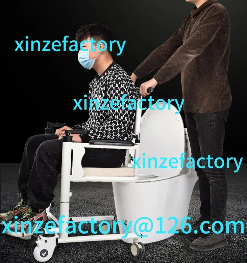 Customizable Bedridden Patients Lifting Device Commode Chair Bathroom Toilet Stair Manual Lift Chair