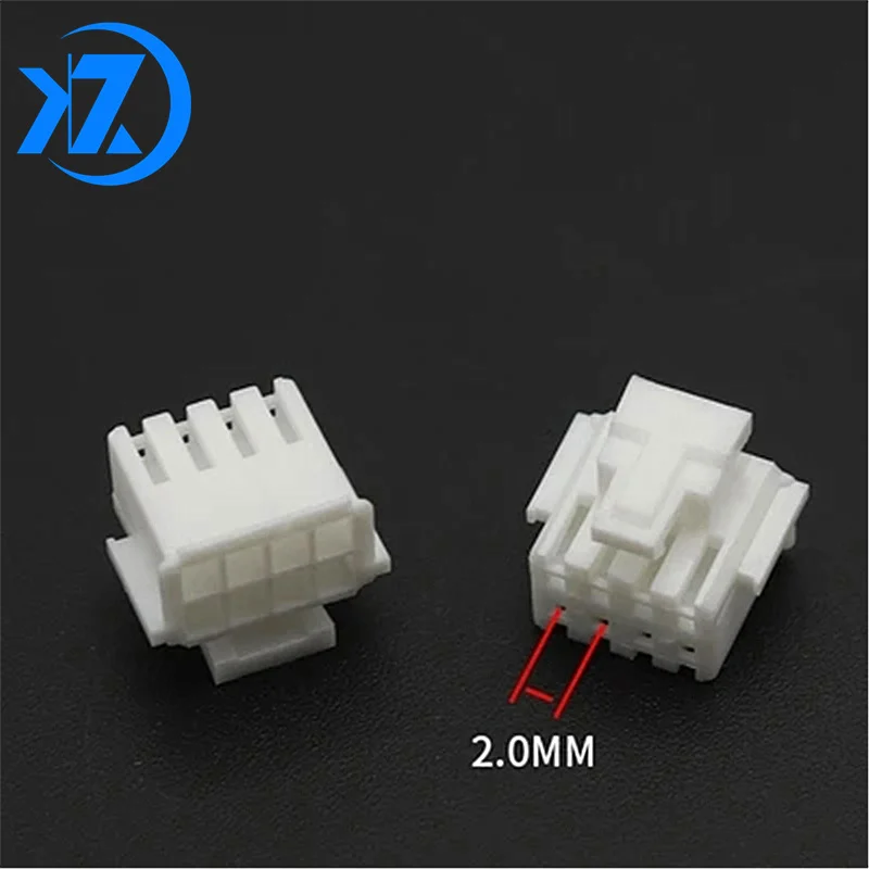 10sets PHB 2.0mm Connector 2.0 Male Socket Straight Pin Double Row with Buckle PHSD Connectors 2*2/3/4/5/6/7/8/9/10/11/12Pin