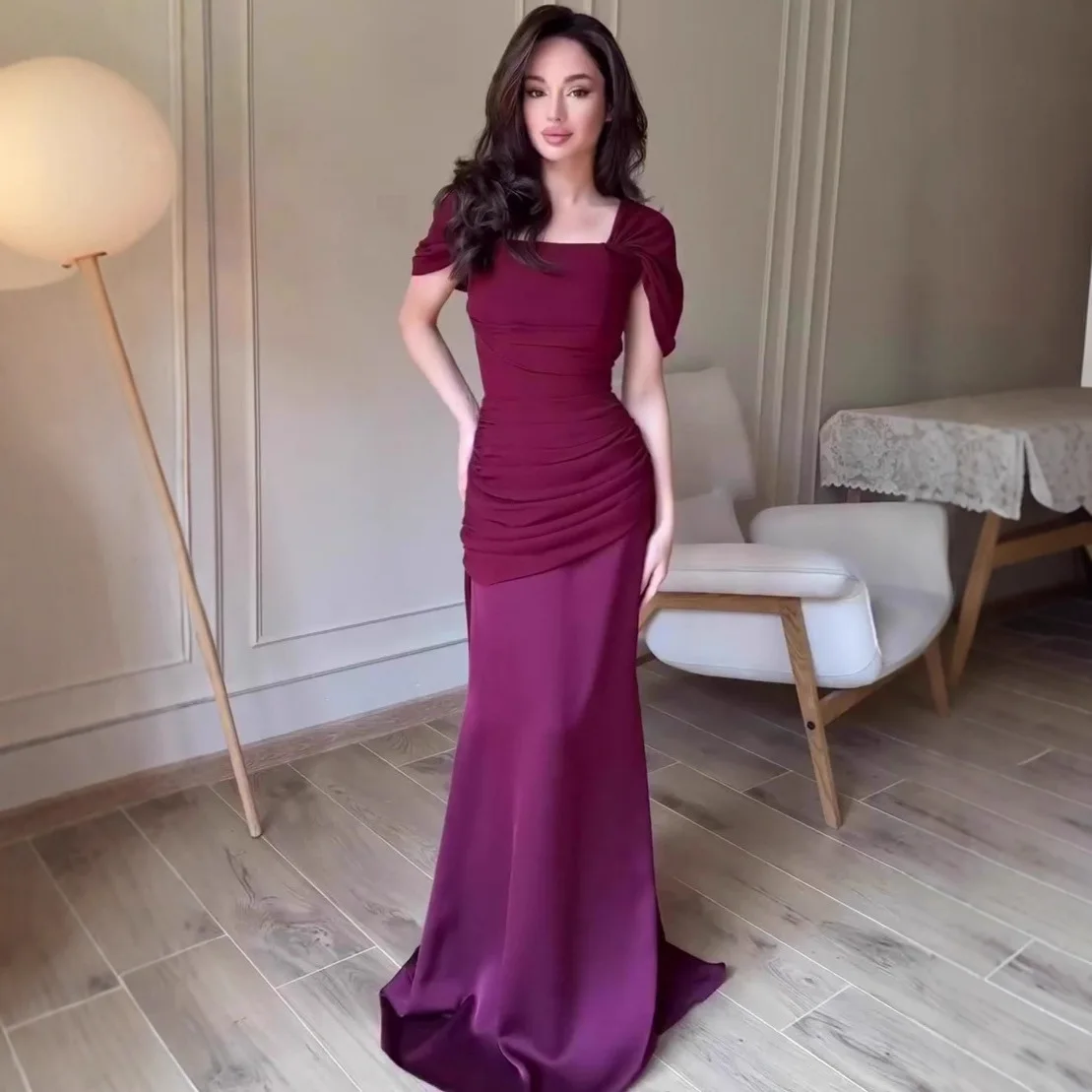 

2026 Spring New Luxurious And Elegant Short-sleeved Long Dress Fashionable Women's Dress Ramadan Dubai Luxury Islam Elegant