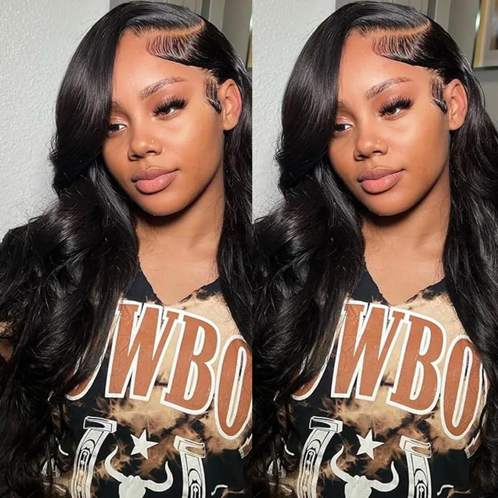 

Body Wave 13x6 13x4 Hd Pre Plucked Lace Front Wig Human Hair Wig 250 Density Lace Frontal Wigs 40 Inch Lace Human Hair For Women