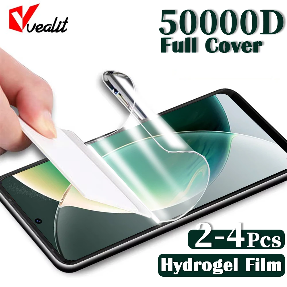 

2-4Pcs HD Hydrogel Film For Tecno Camon 30 20 Premier Screen Protectors For Spark 20 10 Pro 30C 20C 20P 10C GO 1 2024 Not Glass