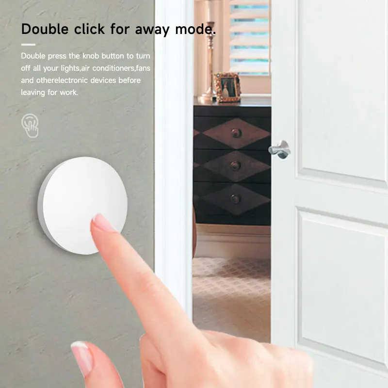 Universal Zigbee2MQTT Smart Button - Compatible with Amazon Alexa, Google Assistant & Smart Home Automation Devices