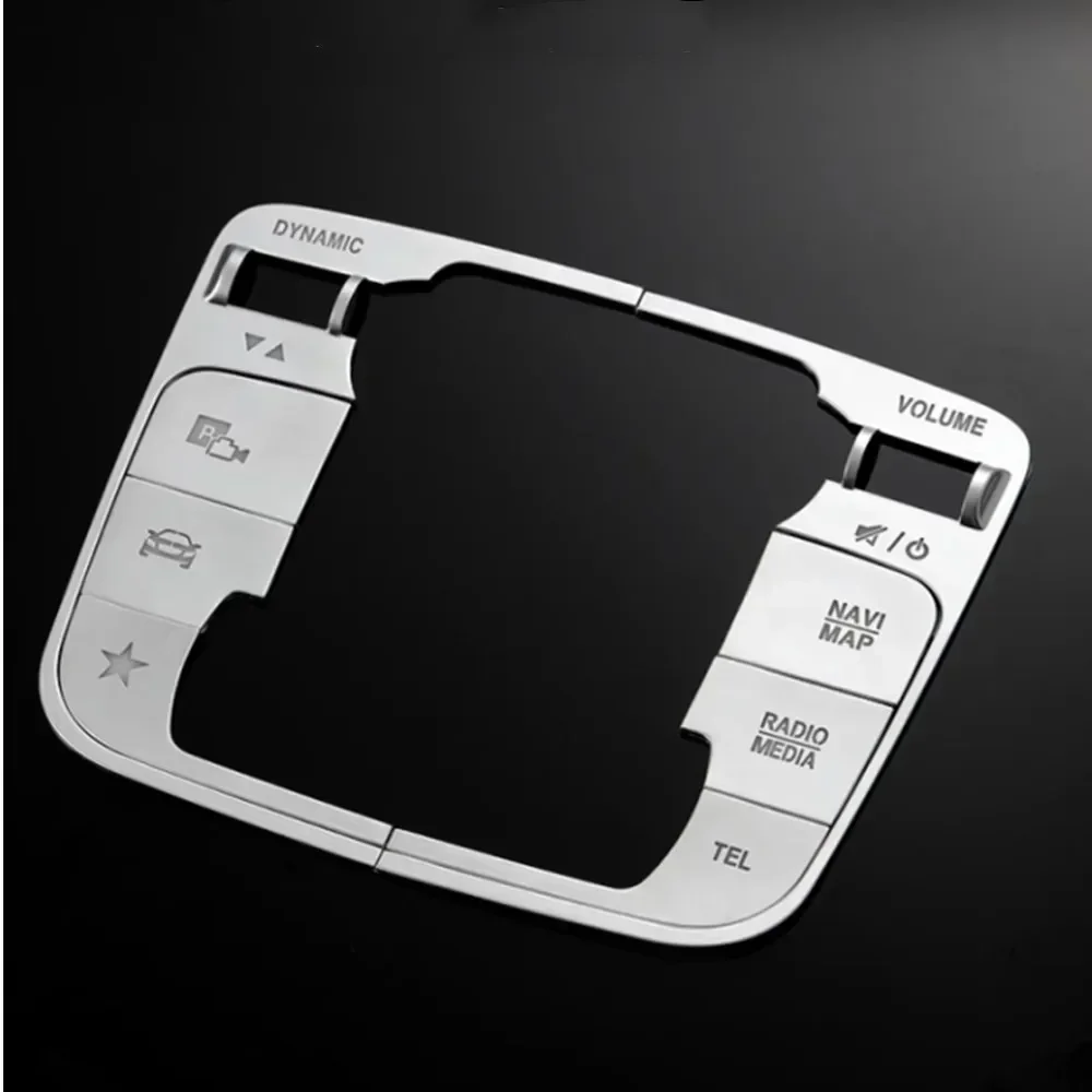 لمرسيدس بنز EQB EQA A B CLA GLE GLS GLB W177 W247 C118 W167 سيارة مركز وحدة التحكم الوسائط زر الماوس ملصقات الكسوة الزخرفية #5