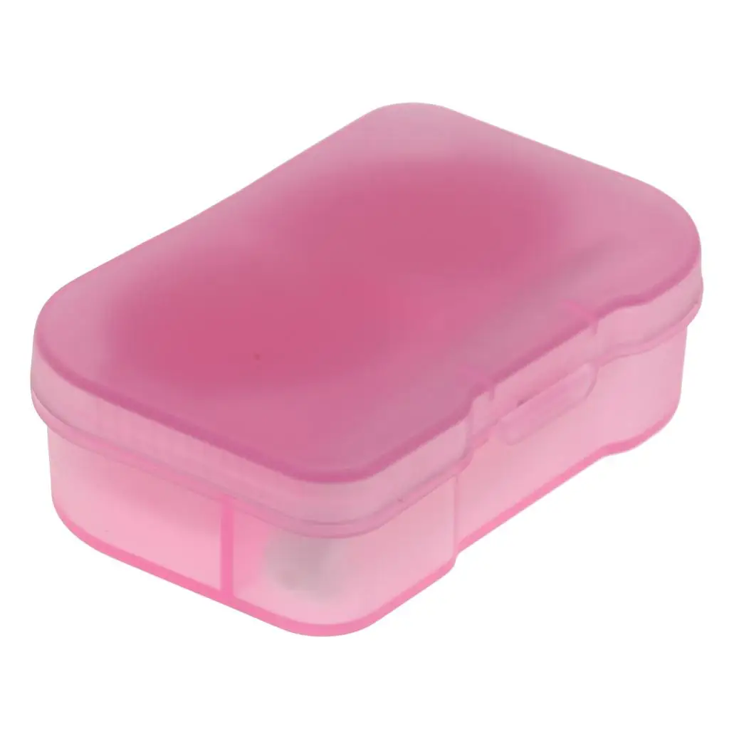 Pink Mini Contact Lens Travel Kit Case Storage Holder Container