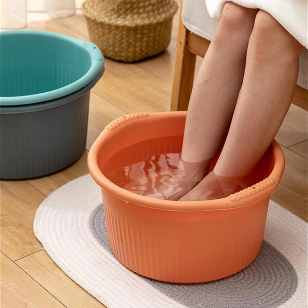 Portable Foot Wash Bottom Elevation Design Durable And Wear-resistant Quick Sweating Foot Basin Slows Down Heat Dissipation