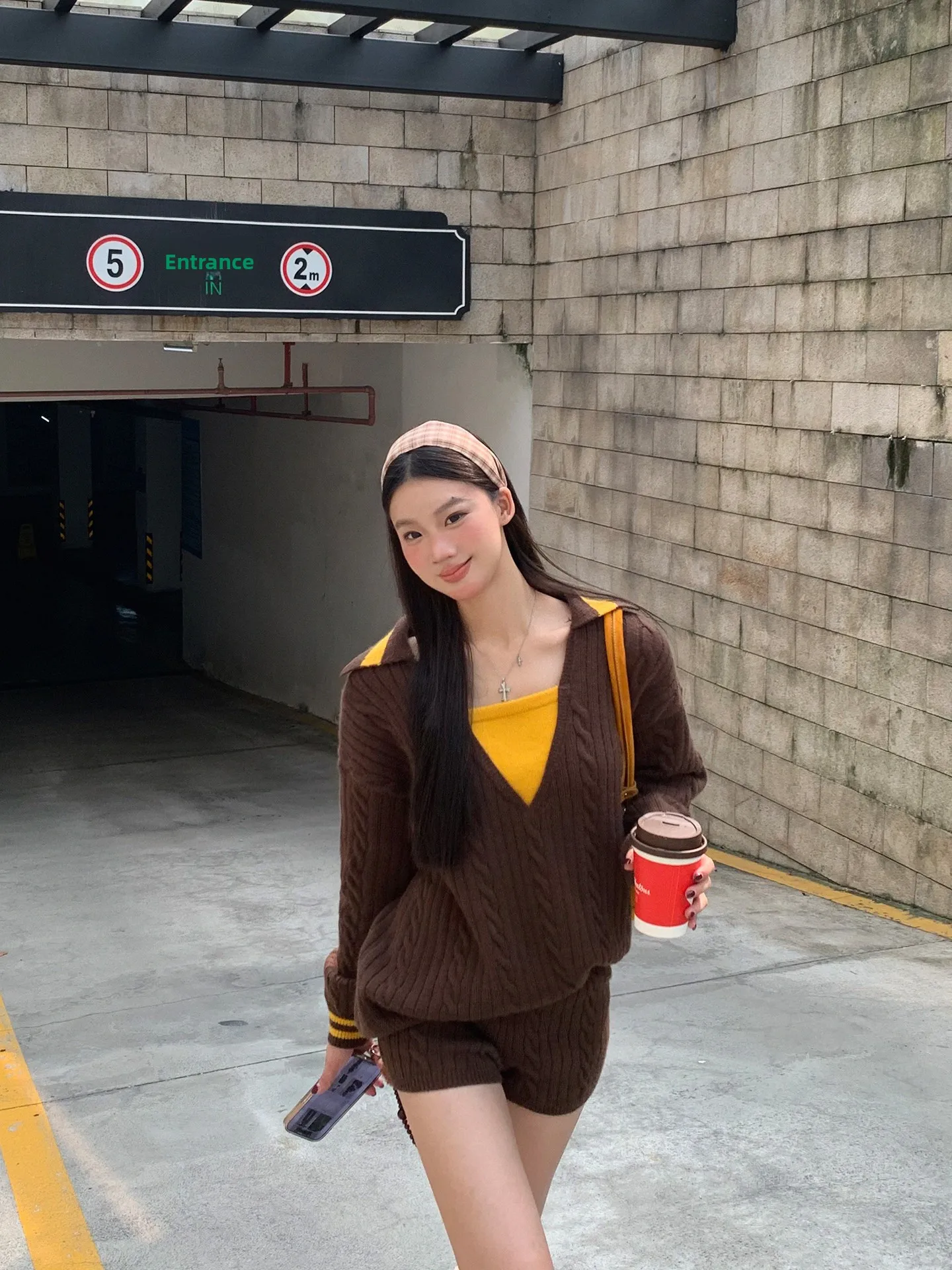 겨울 여성 니트웨어 스웨터 캐주얼 한국 스타일 이너웨어 아우터웨어 레이지 하이엔드 느낌 페이크 투피스 니트 탑