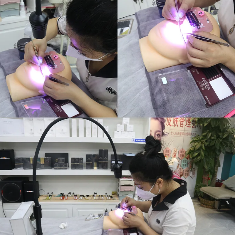 VUSUM 5V USB 5W 10W LED UV Ultraviolet glue curing lamp Beauty Nail Eyelash False Eyelashes Grafting Foot Step LED Light