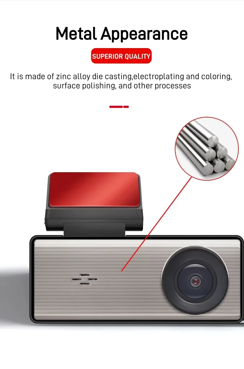 2025 جديد ADAS مسجل قيادة APP التحكم ACC مجموعة الأسلاك الصلبة سيارة الصندوق الأسود للرؤية الليلية سيارة الأمامية والخلفية AI داش كام. #6