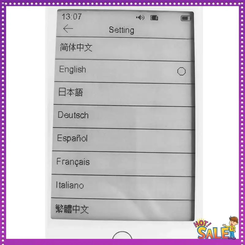 AA87 디지털 잉크 스크린 MP3 플레이어 휴대용 전자책 리더 음악 플레이어 사전 2.8인치 터치 디스플레이 블루투스 라디오 (차량용)