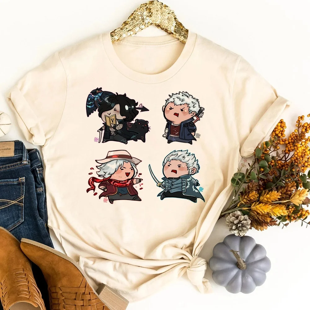 Devil May Cry t shirt shoujo grunge clearance sales graphic meme funny tshirt kawaii korean fashion y2k graphic aesthetic