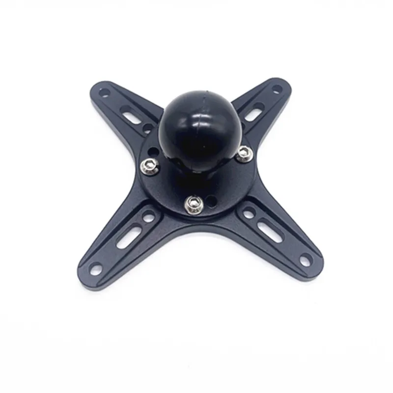 Portable Monitor Mounting Bracket Plate VESA With 1.5 Inch Ball 100x100mm 75x75mm,Wall Mount Holder