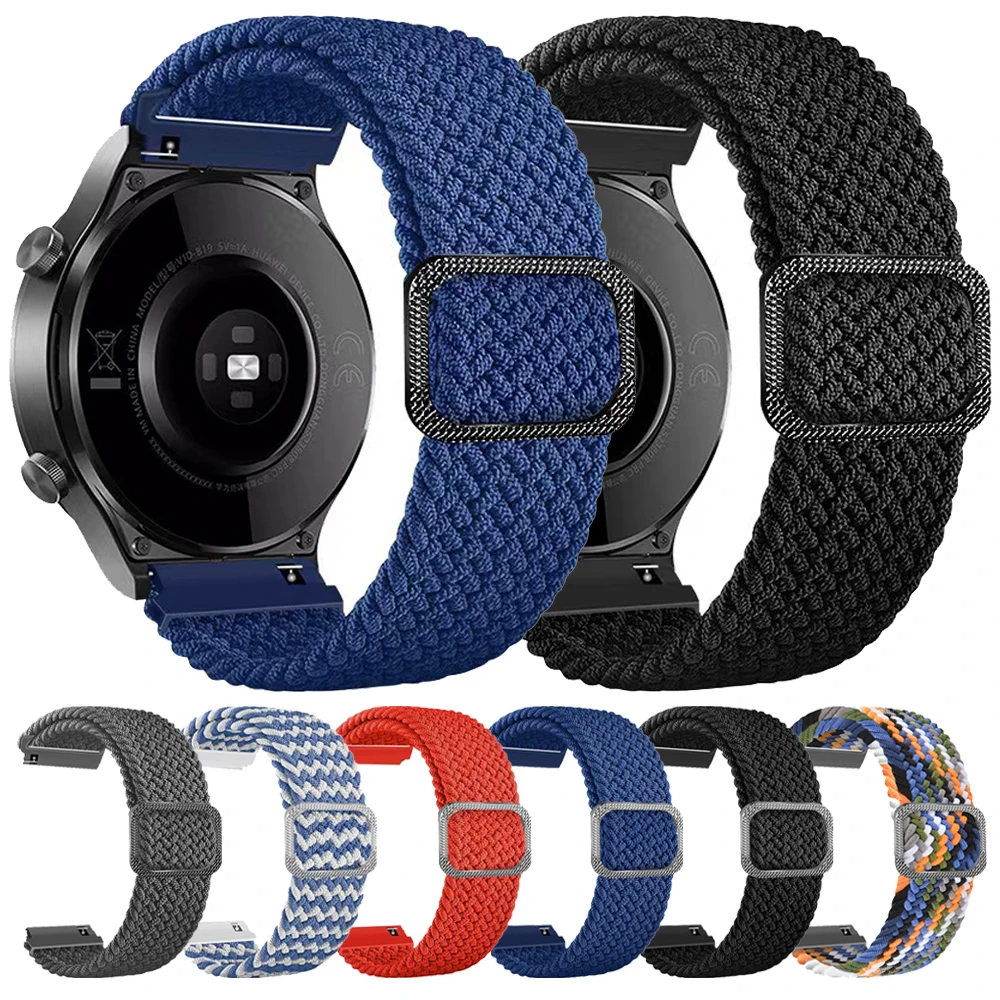 20mm 22mm Replace Watch Strap For HUAWEI WATCH GT6 Pro GT 6 5 4 46mm Runner 2 GT 3 2 42mm Bands Watch 5/4/3 Pro Braided Bracelet