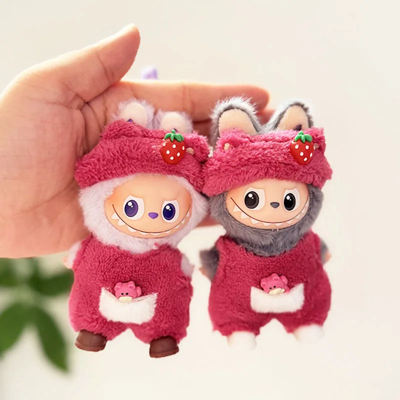 

New Cute LABUBU Clothes, Suitable for 10cm LABUBU 4.0,DIY Doll Accessories, Doll Collectible Clothing, Interesting Festival Gift