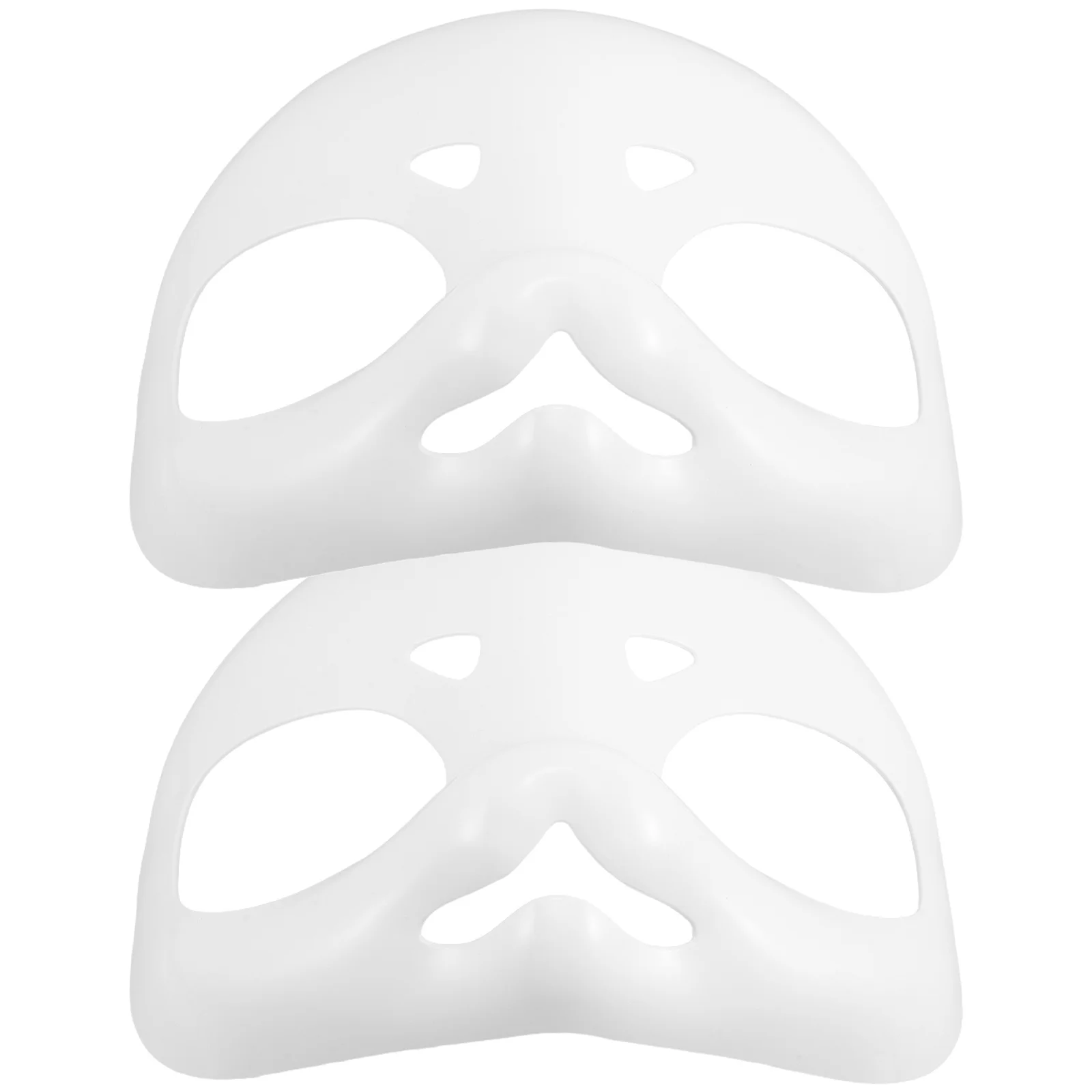

2Pcs Beast Skull Animal Halloween Mask DIY Fursuit Head Base White Lightweight Comfortable for Costume Party Masquerade Carnival