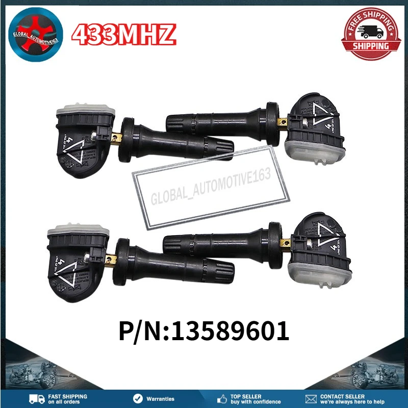 

Датчик контроля давления в шинах 13589601 433 МГц для Cadillac CT4 CT6 (O1SL) XT5 JAC J7 Opel Karl Vauxhall Viva Zotye T600