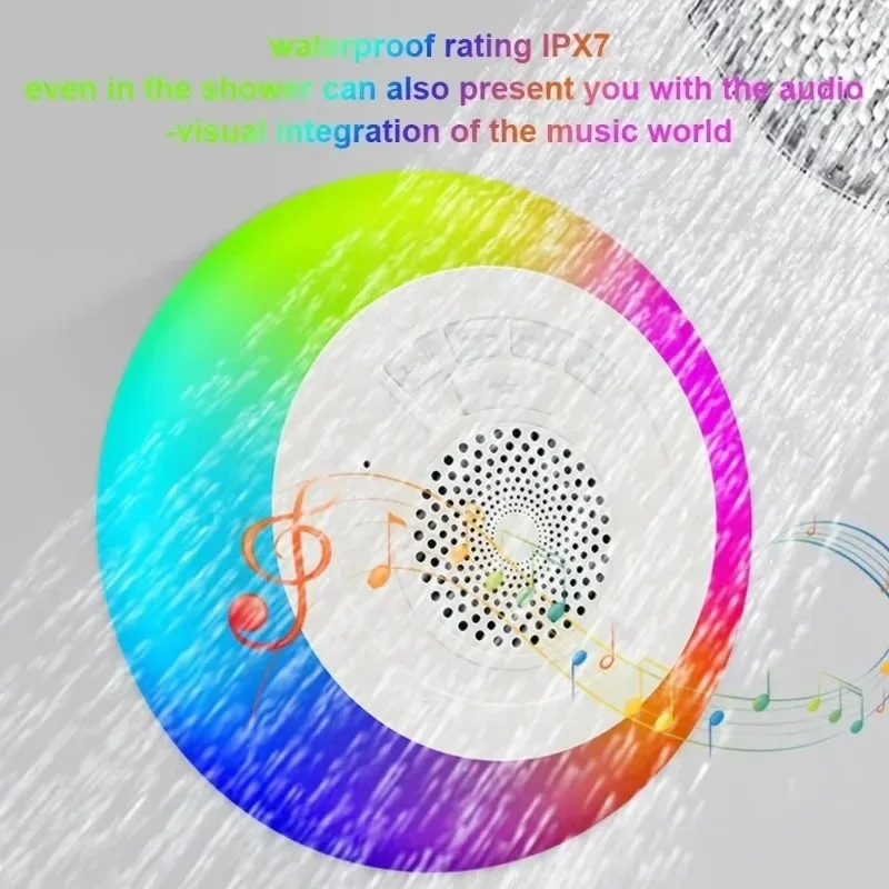 IPX7 مقاوم للماء العائمة بركة المتكلم السفر العائمة BT5.0 سماعات بلوتوث ستيريو الصوت خفيفة الوزن لحمام السباحة Caixa De Som #2
